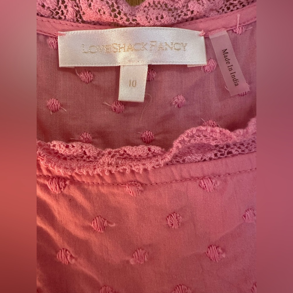 LoveShackFancy Raleigh Mini Dress - Picture 2 of 4